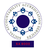 Social Accountability Accreditation Services (SAAS) certification logo